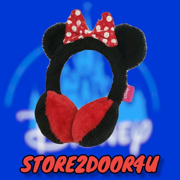 Babyhug Fur Rainbow Design Ear Muffs with Minnie Mouse Patch - Multicolor main image 0
